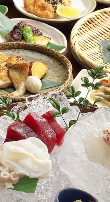 豊橋の個室居酒屋「湊〇」がコースで提供している鮪